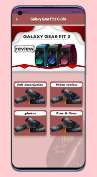 Baixar Galaxy Fit 2 smart watch Guide Educação para Android captura de tela 2