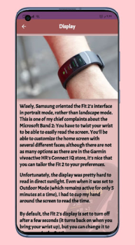 Baixar Galaxy Fit 2 smart watch Guide Educação para Android captura de tela 4