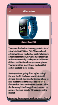 Baixar Galaxy Fit 2 smart watch Guide Educação para Android captura de tela 6