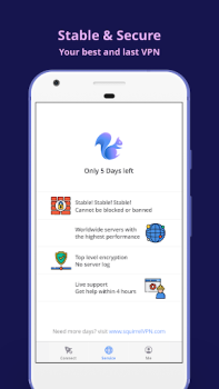 Baixar SquirrelVPN Negócios para Android captura de tela 2