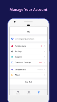 Baixar SquirrelVPN Negócios para Android captura de tela 3