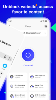 Baixar Private VPN - Proxy Browser Emprego para Android captura de tela 2