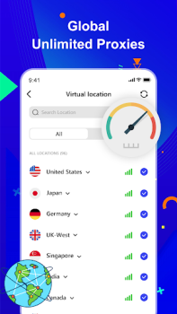 Baixar Private VPN - Proxy Browser Emprego para Android captura de tela 5