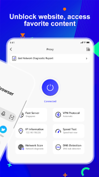Baixar Private VPN - Proxy Browser Emprego para Android captura de tela 7