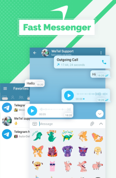 Baixar WeTel | ضد فیلتر | بدون فیلتر Contato para Android captura de tela 2