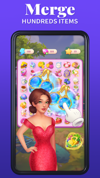 Baixar Merge Hotel Empire: Decoração Casual para Android captura de tela 3
