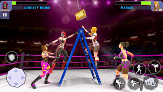 Baixar Bad Girls Wrestling Game Jogos de esporte para Android captura de tela 2