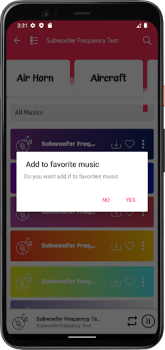 Baixar Teste de frequência do subwoof Música e áudio para Android captura de tela 7