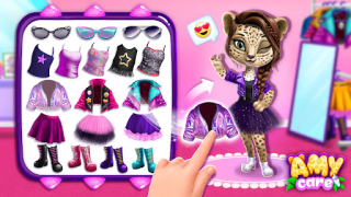 Baixar Amy Care - Minha Leopardinha Jogos de Aprendizagem para Android captura de tela 5