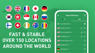 Baixar Fast VPN - Fast & Secure Proxy Ferramentas para Android captura de tela 2