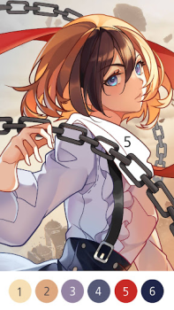 Baixar Jogo de pintar de anime Arte e design para Android captura de tela 5