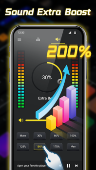Baixar Equalizador-Reforço de graves Música e áudio para Android captura de tela 3