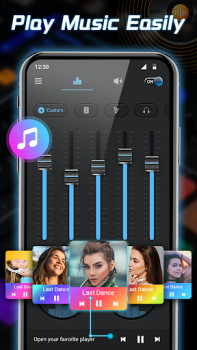 Baixar Equalizador-Reforço de graves Música e áudio para Android captura de tela 5