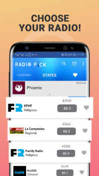 Baixar Rádio FM AM Música e áudio para Android captura de tela 4