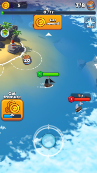 Baixar Pirate Raid - Batalha Naval Simuladores para Android captura de tela 6