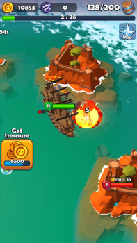 Baixar Pirate Raid - Batalha Naval Simuladores para Android captura de tela 7