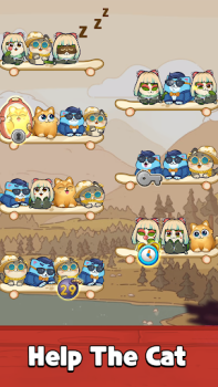 Baixar Cat Sort Puzzle: Cute Pet Game Casual para Android captura de tela 4