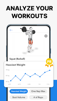 Baixar Hevy - Diario de Treino Gym Saúde e Bem-estar para Android captura de tela 3