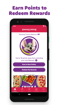 Baixar Chuck E. Cheese Comida e bebida para Android captura de tela 3
