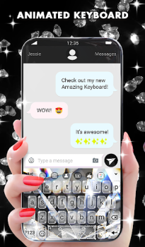 Baixar Diamond Live Wallpaper HD Personalização para Android captura de tela 2