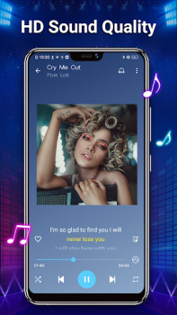 Baixar Leitor de áudio de música Música e áudio para Android captura de tela 5
