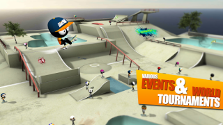Baixar Stickman Skate Battle Jogos de esporte para Android captura de tela 4