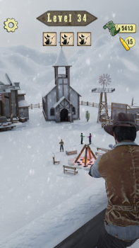 Baixar Wild West Sniper: Cowboy War Jogos de ação para Android captura de tela 4