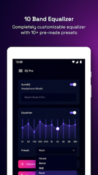 Baixar Volume Booster - Equalizer Pro Música e áudio para Android captura de tela 5