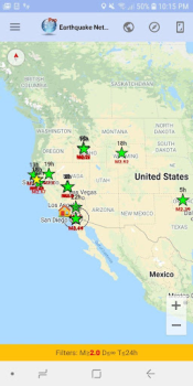 Baixar Earthquake Network Contato para Android captura de tela 2