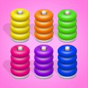 Baixar  Color Sort 3D — Hoop Stack