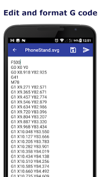Baixar G-code Generator Emprego para Android captura de tela 3