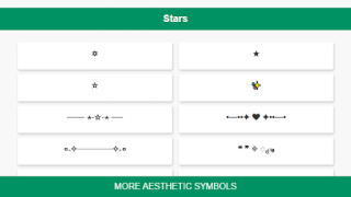 Baixar Aesthetic Symbols Emprego para Android captura de tela 2