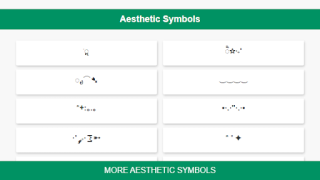 Baixar Aesthetic Symbols Emprego para Android captura de tela 4