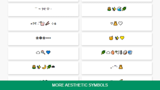 Baixar Aesthetic Symbols Emprego para Android captura de tela 6