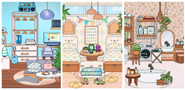 Baixar Toca Boca House Ideas Personalização para Android captura de tela 2