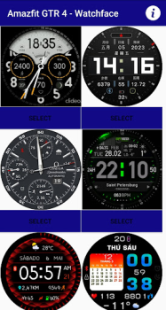 Baixar Amazfit GTR 4 WFace Personalização para Android captura de tela 4