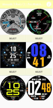 Baixar Amazfit T Rex / 2 / Pro WFace Personalização para Android captura de tela 5