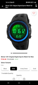 Baixar Skmei Watch Store Compras para Android captura de tela 3