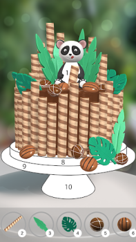 Baixar Cake Coloring 3D Educacional para Android captura de tela 3