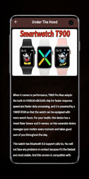 Baixar smart watch T900 Pro Max Guide Emprego para Android captura de tela 3
