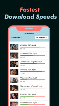 Baixar All Video Downloader App Editores e Reprodutores de Vídeo para Android captura de tela 4