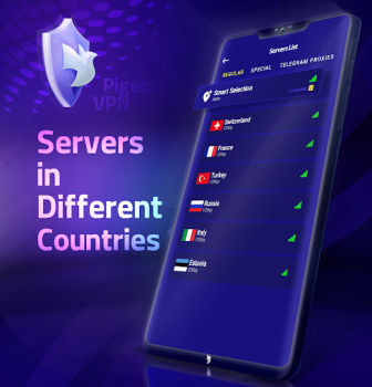 Baixar Pigeon VPN - Ultimate & Fast Ferramentas para Android captura de tela 5