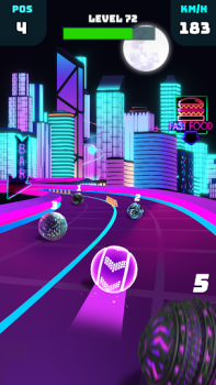 Baixar Racing Ball Master 3D Raça para Android captura de tela 3