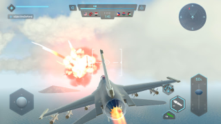 Baixar Sky Warriors: Combate Aéreo Jogos de ação para Android captura de tela 3