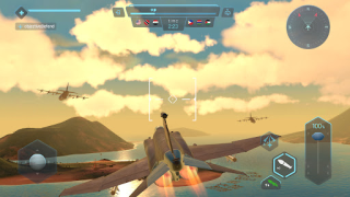 Baixar Sky Warriors: Combate Aéreo Jogos de ação para Android captura de tela 4