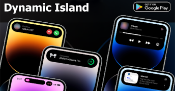 Baixar Dynamic Island iOS 17 Personalização para Android captura de tela 3