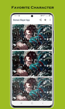Baixar Keyboard Demon Slayer Theme Personalização para Android captura de tela 2