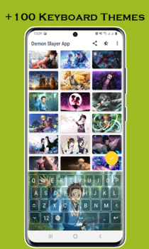 Baixar Keyboard Demon Slayer Theme Personalização para Android captura de tela 3