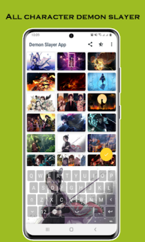 Baixar Keyboard Demon Slayer Theme Personalização para Android captura de tela 4