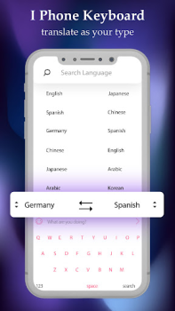 Baixar Keyboard For iPhone 14 pro Personalização para Android captura de tela 2